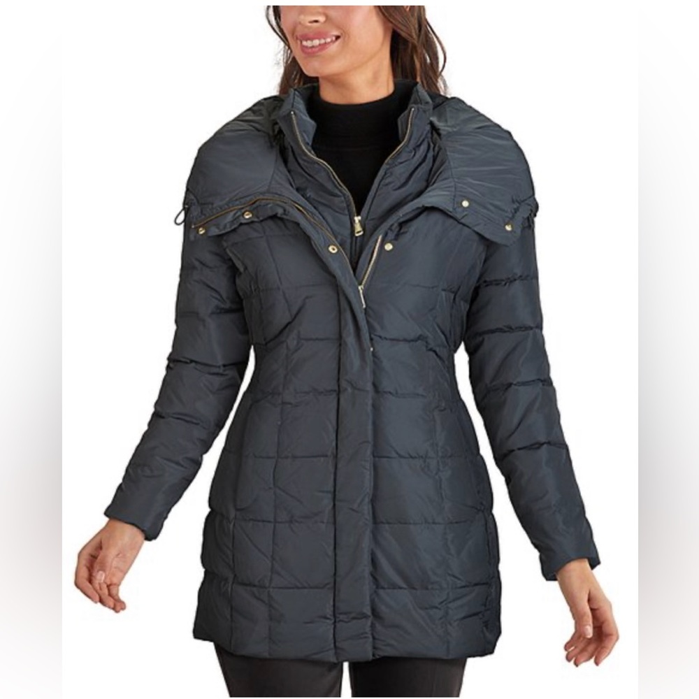 COLE HAAN Down Jacket Sz XL Graphite NWT